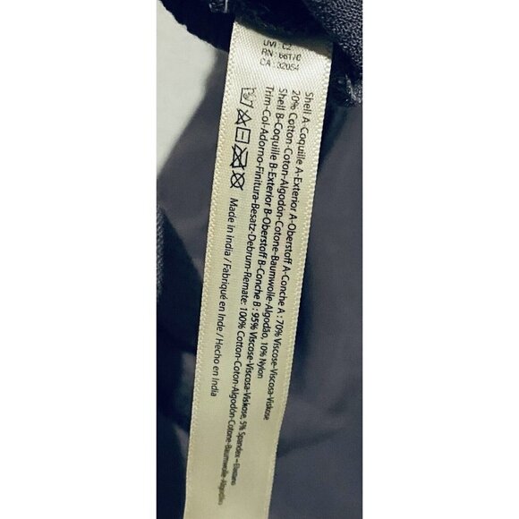 Free People Dress Womens Small Charcoal Gray Adella Slip Crochet Ruffle Boho - Picture 9 of 10